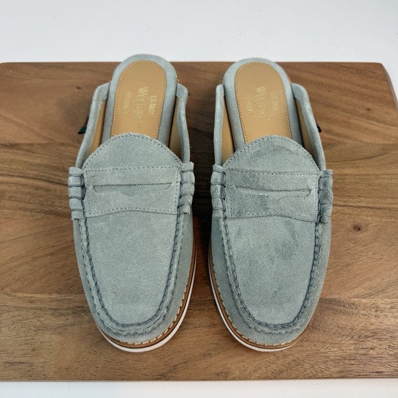 New Mens GH Bass & Co Larson Suede‎ Weejuns Penny Loafers Slides Shoes Sz 8 D